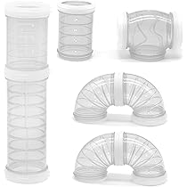 thumbnail image 2 of Hamster Tubes And Tunnels Kit Cage Extensions Transparent Connection External Pipe For Dwarf 2 of 14