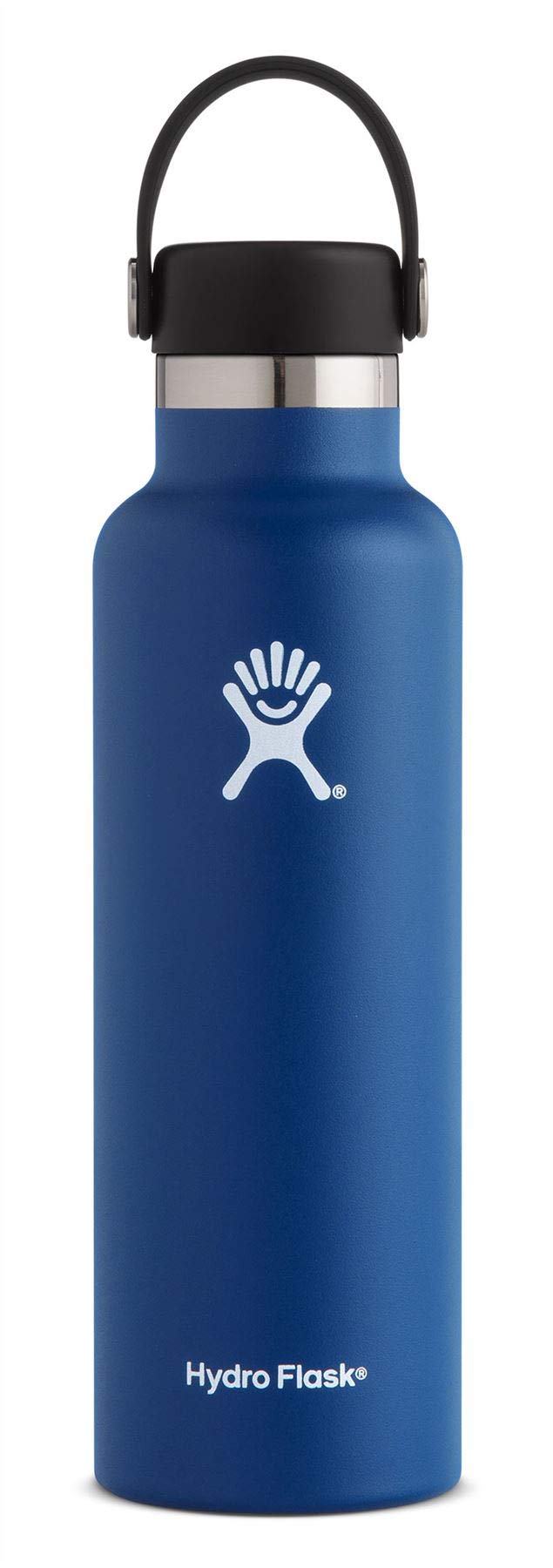 Hydroflask 18oz Water Bottle Thermos Flask with Cap Lid in Colbalt Blue