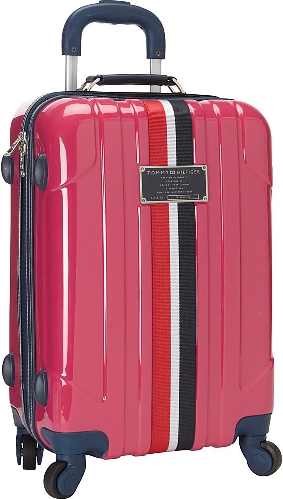 Tommy Hilfiger Lochwood Hardside Spinner Luggage, Pink, 20