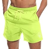 vxsvxm Beach Shorts Swim Trunks Quick Dry Men's Bathing Suit with Mesh Lining/Side Pockets