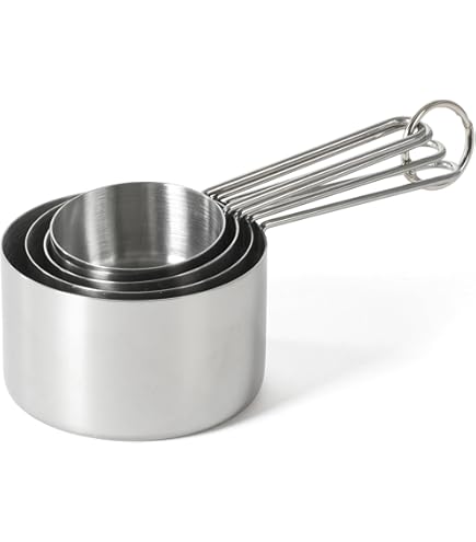 JUEGO DE 4 TAZAS MEDIDORAS DE ACERO INOXIDABLE CUISINART
