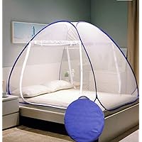 Healthy Sleeping Foldable Polyester Double Bed Mosquito Net