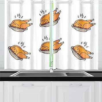 Amazon Com Yumoing Hand Drawn Doodle Thanksgiving Kitchen