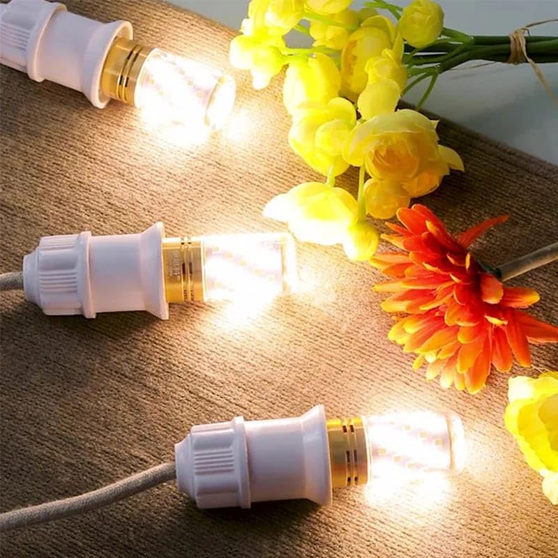 E14 LED Bulb 10 Packs 3 in 1 Color Changing to Daylight | Warm White | Cool White, 12W Equivalent to 100W Incandescent Bulb & 90% Energy Saving, Uses for Chandeliers, Wall & Table Lights