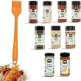 Premium Spices and Seasonings Sets - Variety Pack of 9 Essential Spices, Perfect Starter Spice Set for Pantry, Ideal New Home