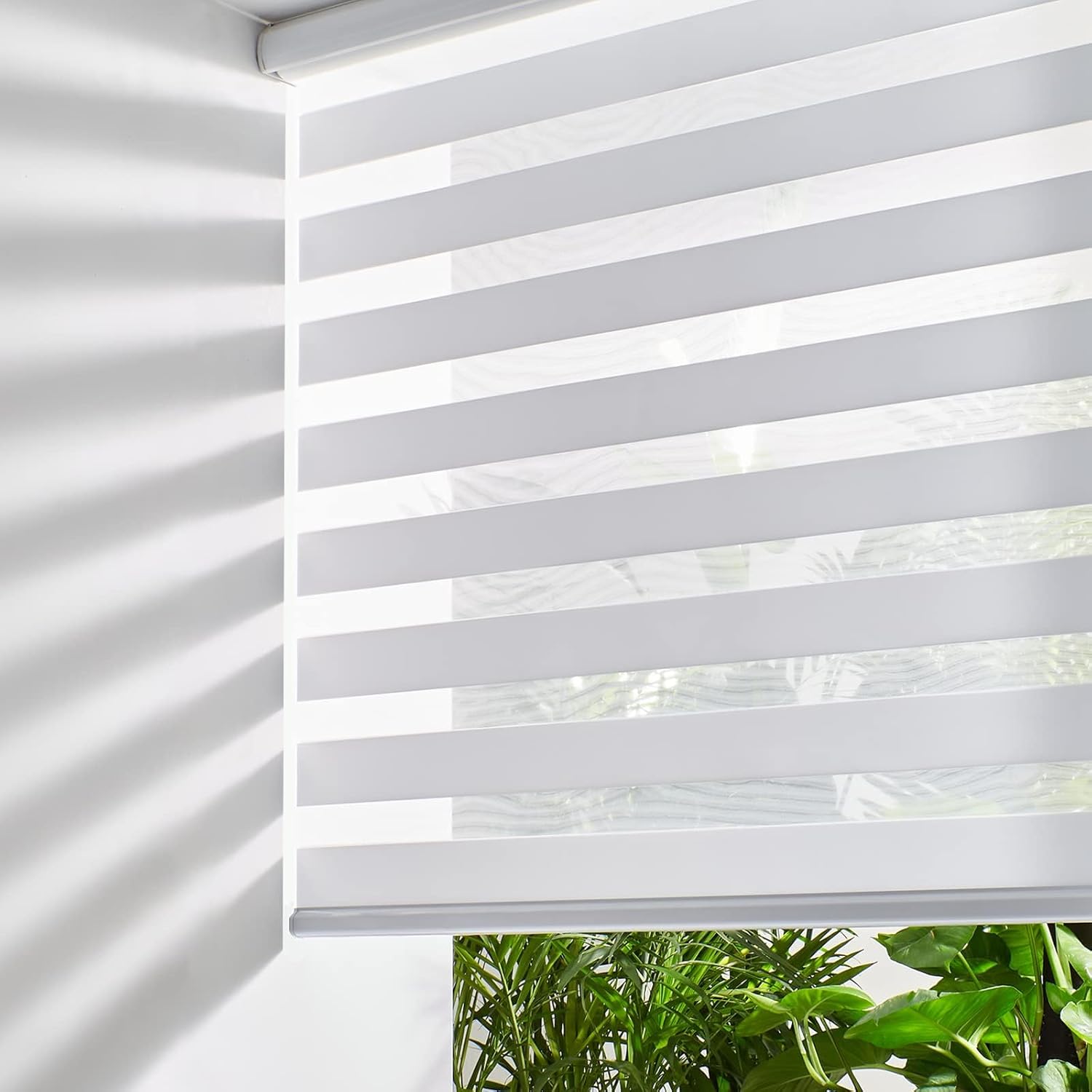 Window Treatments - Persilux Cordless Zebra Blinds for Windows, Roller Shades for Windows (34.5