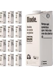 Pack Nude Leite De Aveia Integral 1l 12 Unidades : Amazon.com.br ...