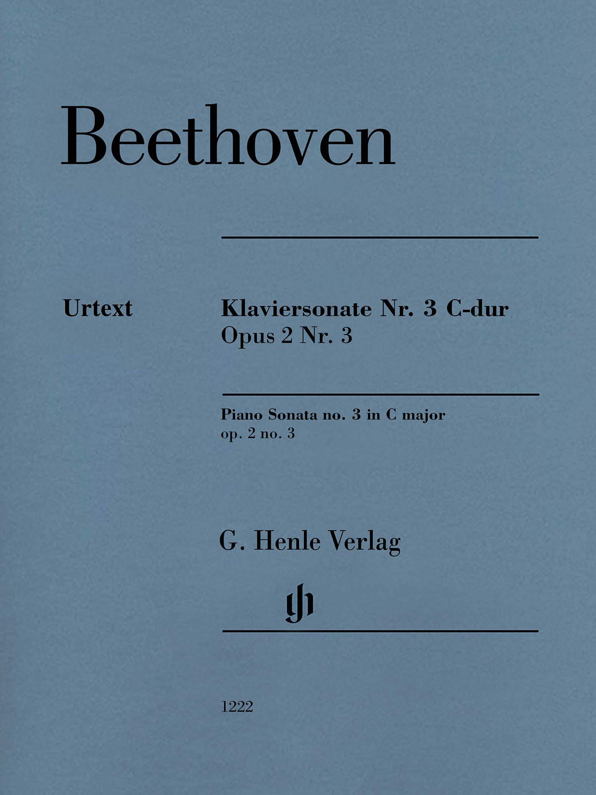 Beethoven - Piano Sonata No. 3 in C Major: Instrumentation: Piano solo