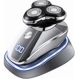 Electric Head Shaver for Men Ultimate Waterproof Cordless Rechargeable Wet/Dry Skull & Bald Head Shaver with 3 Interchangeabl