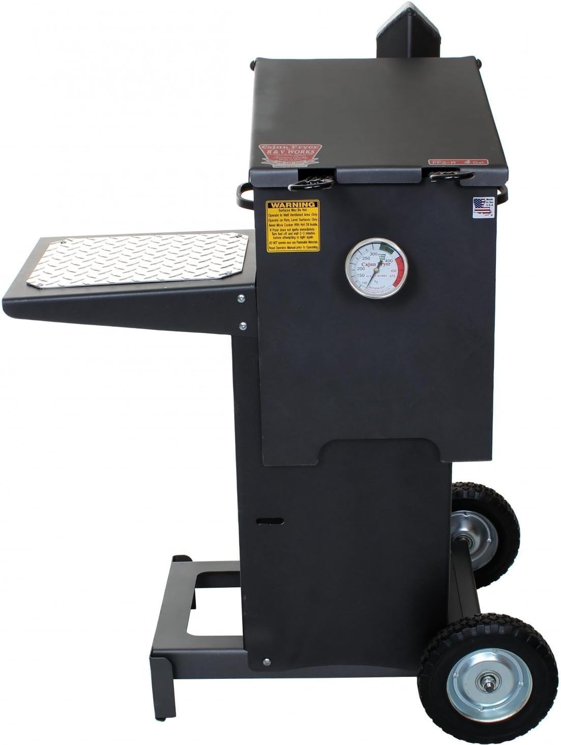 Cajun Fryer R&V Works 4 Gallon FF2-R Fish Chicken Shrimp Turkey French Fry Onion Ring Deep Cooker