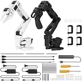 AI Robotic Arm Kit Hiwonder SO-ARM101 Embodied Imitation Learning Open Source 6-Axis Robot Arm 12 High-Torque Bus Servo Motors AI Vision Recognition (Starter Kit, Included 3D Printed Parts, Assembled)