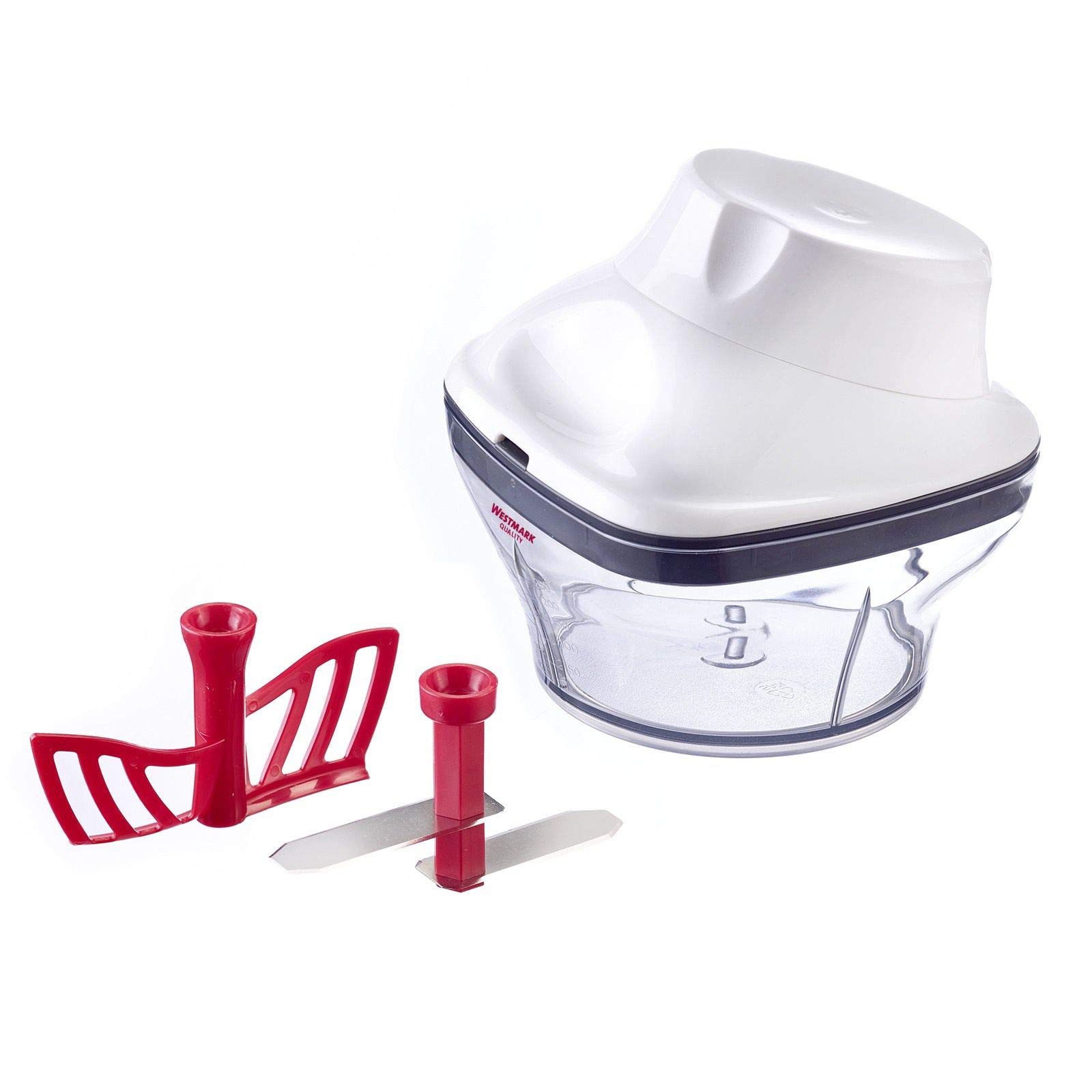 Westmark Onion Chopper, With Blade And Whisk Insert, Capacity: 250 Ml, Stainless Steel, Silver, 11592260