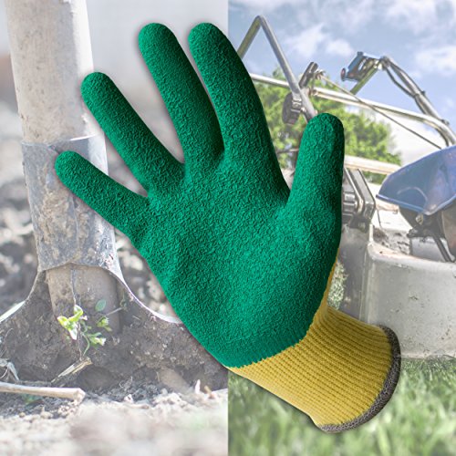 ACE Garden Eden Gartenhandschuhe - 3 Paar Garten-Arbeitshandschuhe - Schutzhandschuhe für Damen & Herren - 07/S (3er Pack) – Bild 5