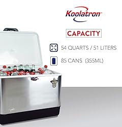 Koolatron Ice Chest Cooler - Portable Ice Bucket