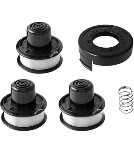 2 Spulenabdeckkappen Für Black & Decker Rasentrimmer – Kompatibel Mit Vielen Modellen
