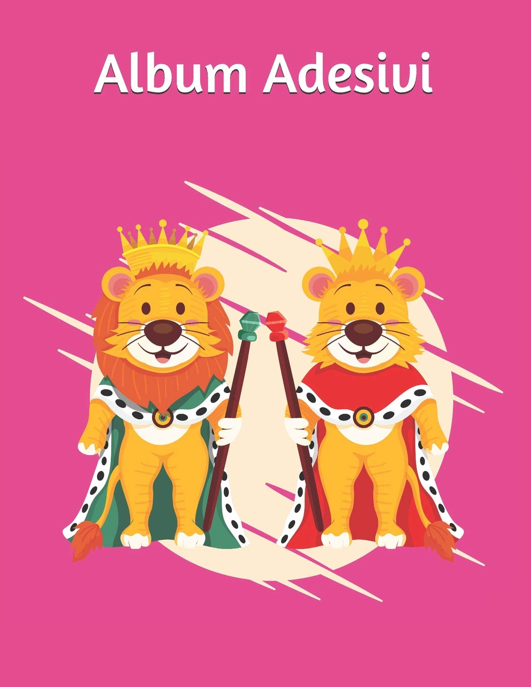 Idee Regalo Natale Giovani.Buy Album Adesivi Re E Regina Leone 1 A4 Bianco 35 Pagine Carta Silicone Free Paper Idea Regalo Book Online At Low Prices In India Album Adesivi Re E Regina