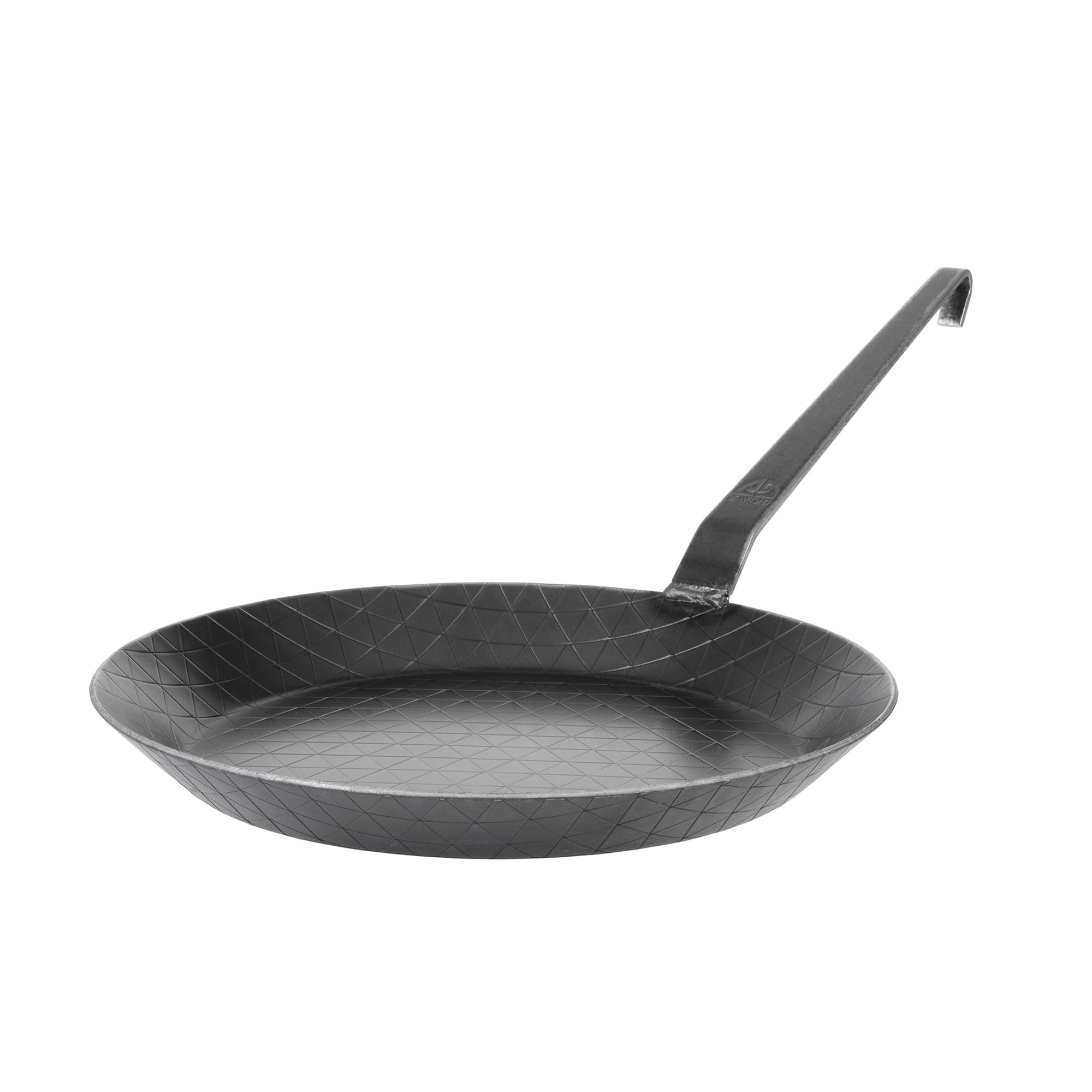 GRÄWE Schmiedeeiserne Bratpfanne F400, Ø 28 cm, Eisenpfanne mit Wender, 400° C hitzebeständig, Pfanne aus Eisen, kratzfeste Bratpfanne, unbeschichtet, Outdoor-Cooking, induktionsgeeignet 5