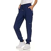 Nautica Scrub Pants for Women, Breathable Drawstring Jogger Scrubs for Women, 5 Pocket Stretch Soft Scrub Bottoms for Woman