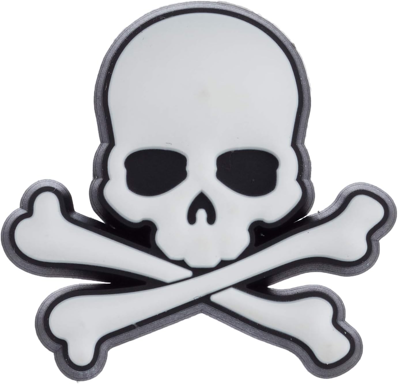 Crocs Jibbitz Symbols Shoe Charm, Skull & Crossbones, Small