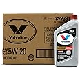 Valvoline Extended Protection High Mileage with Ultra MaxLife Technology 5W-20 Full Synthetic Motor Oil 1 QT, Case of 6