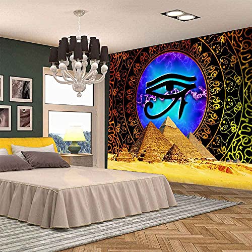 Aidatain Pyramid Tapestry Egyptian Eye of Horus Wall Hanging Bohemian
