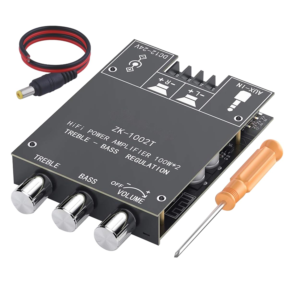 ZK-1002T 200W Bluetooth Amplifier Board 2.0 CH