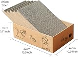 Eidoct Cat Scratching Board with Box 42x26 cm 5 Layer Reversible Cardboard view 4