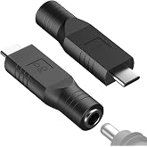 PLEASANTLY Starlink Mini UsbC Adapters,(USB-CtoDC5521) | Dc 5.5 X 2.1mm FemaleToType-C Male Power Cord Adapter, Compatible With 20v/65w+Type-C Pd Source