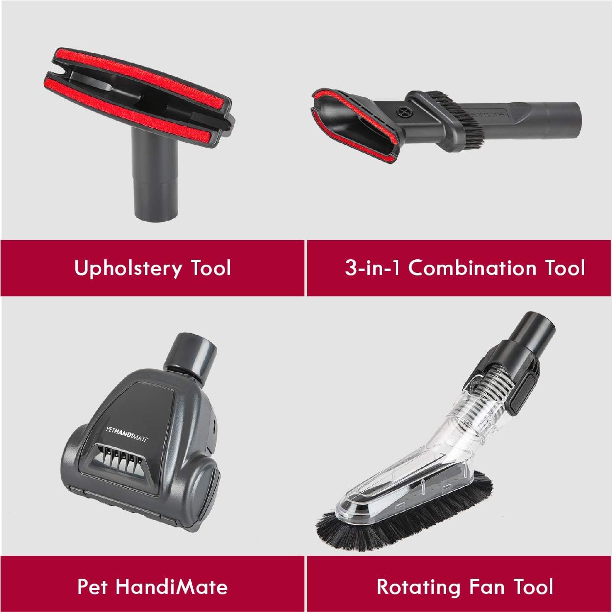 Kenmore DU2015 AllergenSeal Bagless Upright Vacuum 2-Motor Power Suction Lightweight Vacuum Cleaner with 10’ Hose, HEPA Filter, 4 Cleaning Tools for Pet Hair, Carpet and Hardwood Floor -