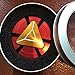 Fidget Spinner Iron Man, Super Hero Custom Round Shaped Hand Spinner with Ceramic Bearing, Metal and Durable. Stress Reducer Toy & Finger Gyro for ADHD, ADD, Anxiety (Marvels Avengers, Gold-Red)