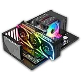 TGDGAMER Open Chassis DIY Gaming PC Test Bench, ATX/M-ATX/ITX, Wide Cooling | Fits ATX, M-ATX, ITX Motherboards, Open Frame Wide Body Heat Dissipation, Ideal for DIY Gaming Computer Build &amp; Test Bench