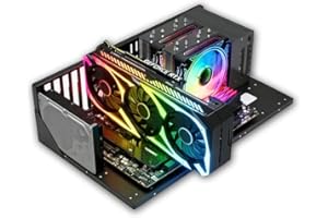 DIY Gaming Computer Case, Open Chassis Case Rack for ATX/M-ATX/ITX Motherboards,Widely Body Heat Dissipation Design,Test Benc