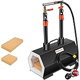 VEVOR Portable Propane Forge, Double Burner Tool and Knife Making, 2600&deg;F | Large Capacity Blacksmith Farrier Forges, Mini Furnace Blacksmithing, Gas Forging Tools and Equipment, Complete Kit, Black