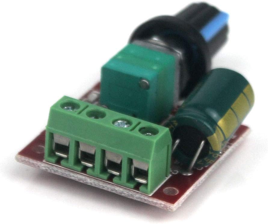 Taikuwu 2pcs Mini DC Motor Speed Controller, 5V-35V 5A PWM DC Motor Speed Switch Controller LED Volt Regulator - Image 5