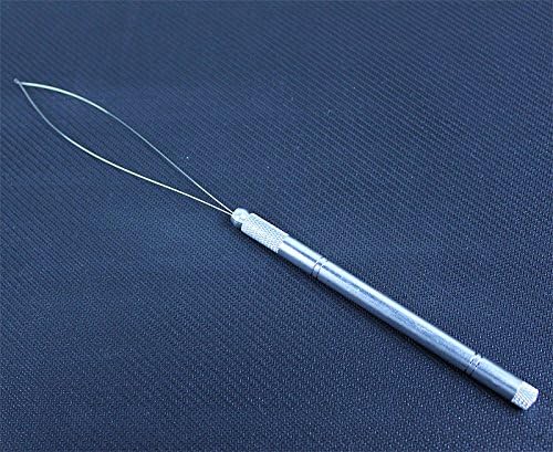 5 x Aluminum Microring Links Bead Loader, Looper and Threader for Hair Extension and Feather Installation tool