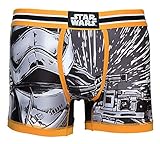 Star Wars Men's Dramatic Stormtrooper Boxer Briefs (Medium)