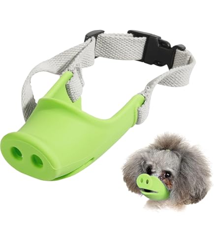 Muzzle For Small Dog NACOCO Duck Mouth Dog Muzzle (Yellow, Small