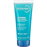 Bioderma Atoderm - Shower Gel - Moisturizing Body and Face Wash - for Family with Normal to Dry Sensitive Skin, 3.33 Fl Oz, (