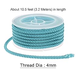 HARFINGTON 2pcs Nylon Thread Twine Beading Cord 4mm