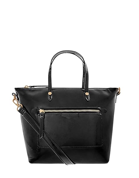 accessorize black tote bag