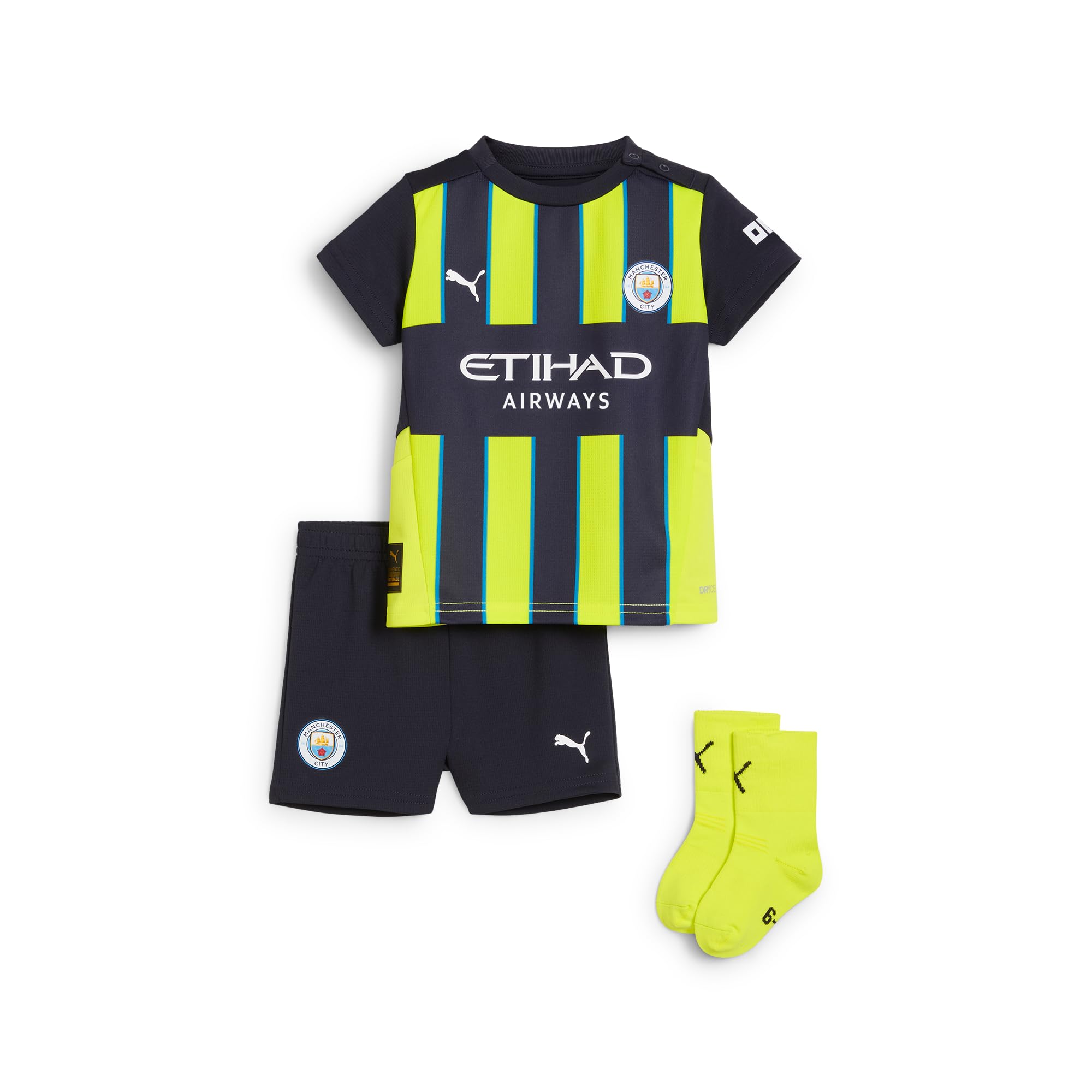 PUMA Manchester City Kids Away Baby Kit 2024/25 Season - New Navy - Size: 4-6 Month