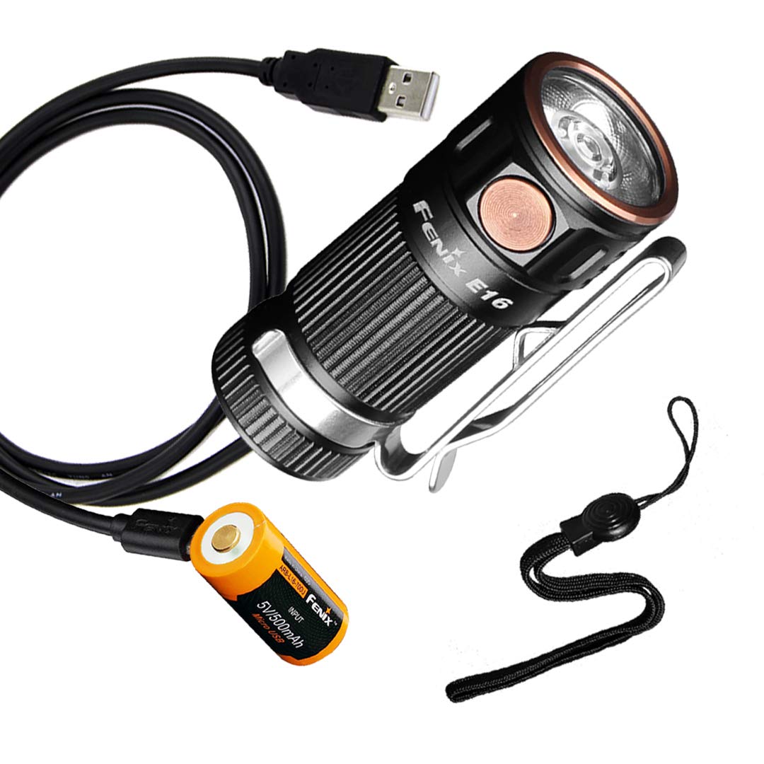 fenix e16 flashlight battery ARB-L16-700UP USB Rechargeable 16340 – Fenix Store making it an environmentally friendly choice as it reduces the need for disposable batteries Fenix ARB-L16-950P Rechargeable Battery