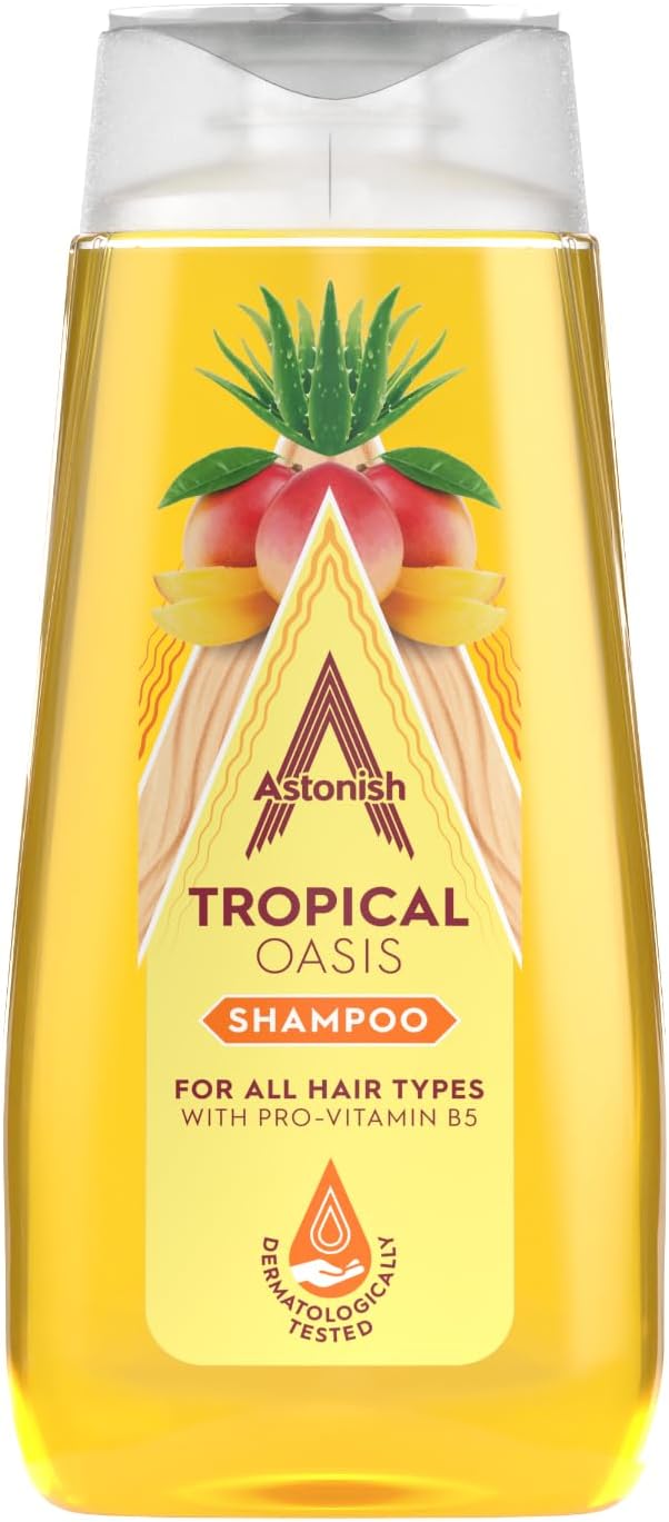Astonish Tropical Shampoo with Pro-Vitamin B5 400ml