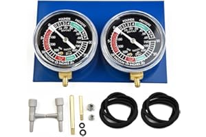 Motorcycle Carburetor Vacuum Gauge Balancer Synchronizer Tool Kit,With Hoses,For 2-Cylinder Engines
