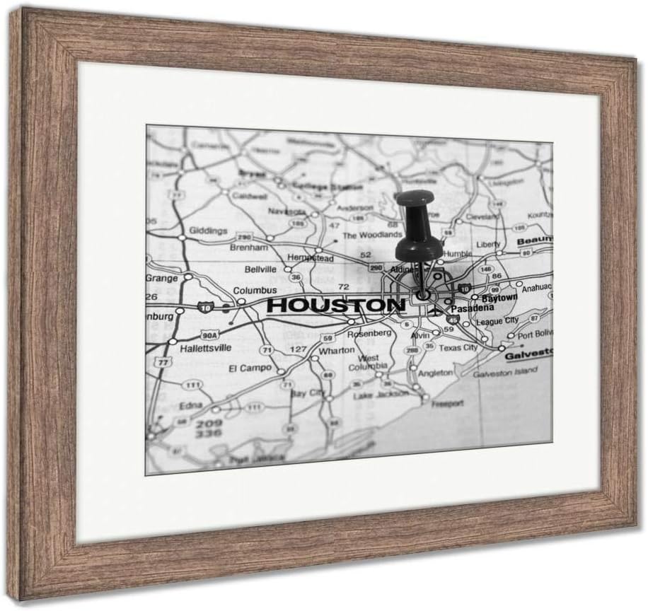 Amazon Com Ashley Framed Prints Houston In Texas Wall Art Home