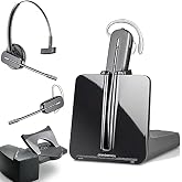 Plantronics CS540 Wireless Headset with Savi HL10 Straight Plug Lifter