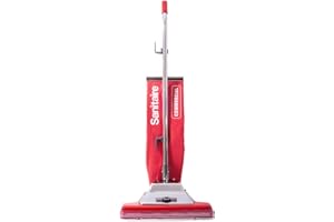 Sanitaire SC899F Commercial Shake Out Bag Wide Upright Vacuum Cleaner with 7 Amp Motor, 16" Cleaning Path