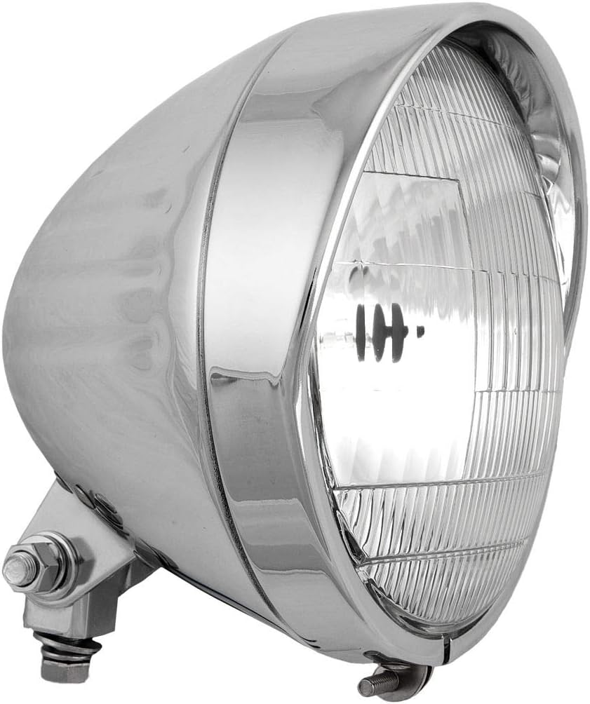 20-0338 6.5" Headlight Bulbs, CHROME