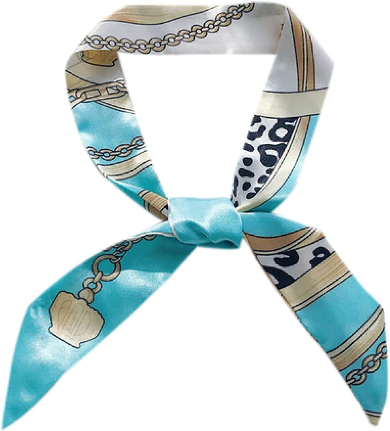 Silk Scarftemperament Women Scarf Autumn Silk Scarf Small Ribbon