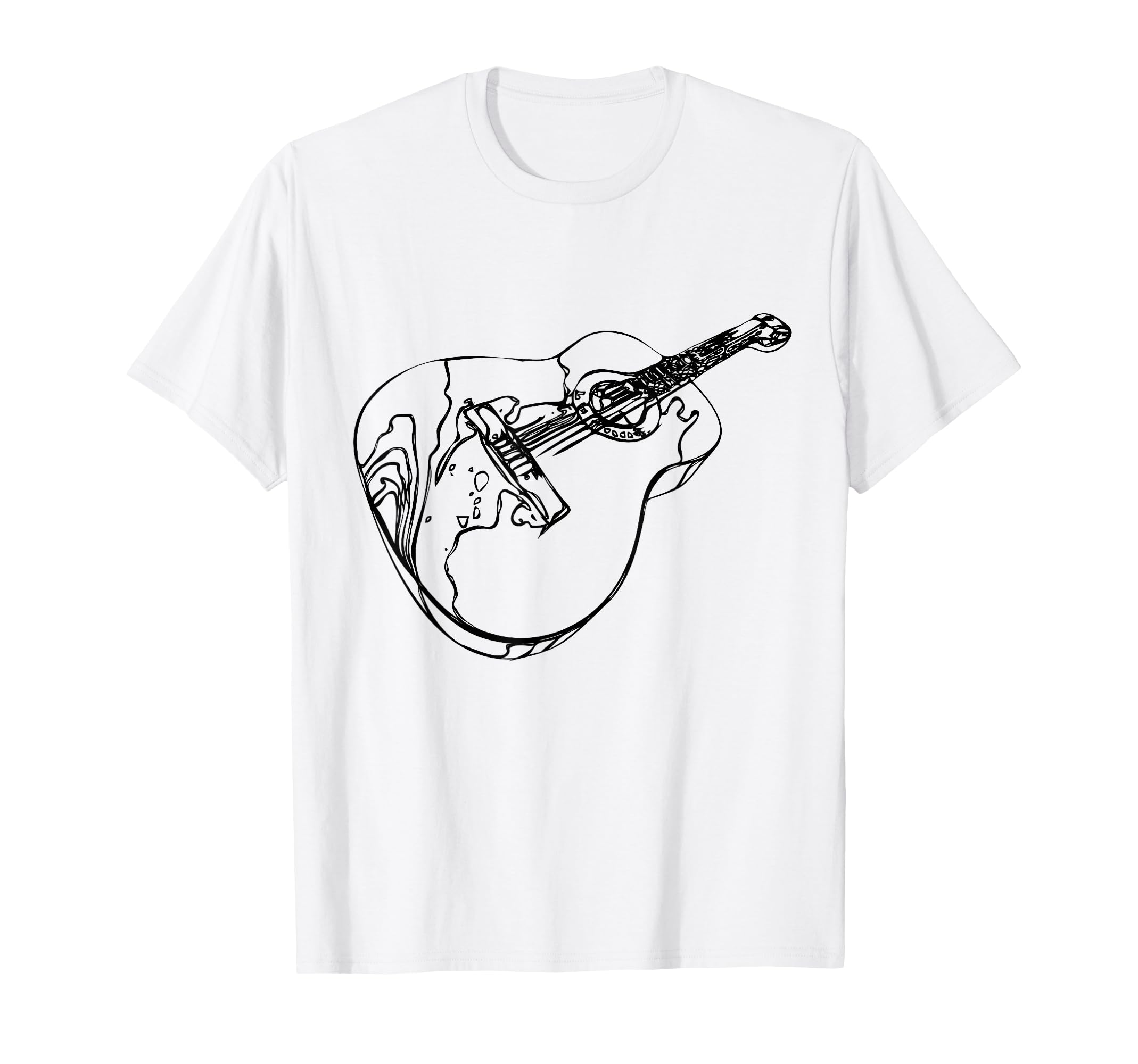 Guitar Drawing Guitar Player Guitarist T-Shirt